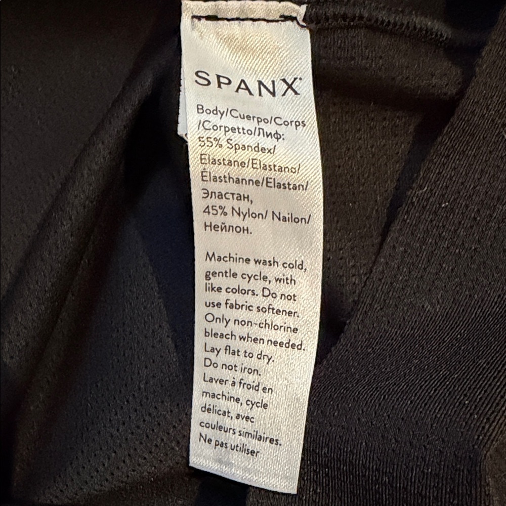 SPANX Black Tank Top - Picture 6 of 9